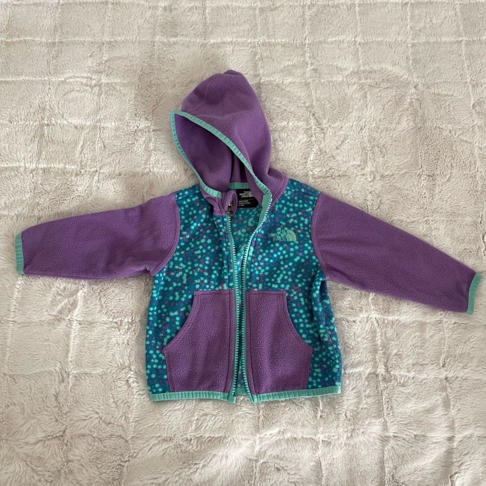 The North Face Girls Glacier Full Zip Hoodie 6-12 Months